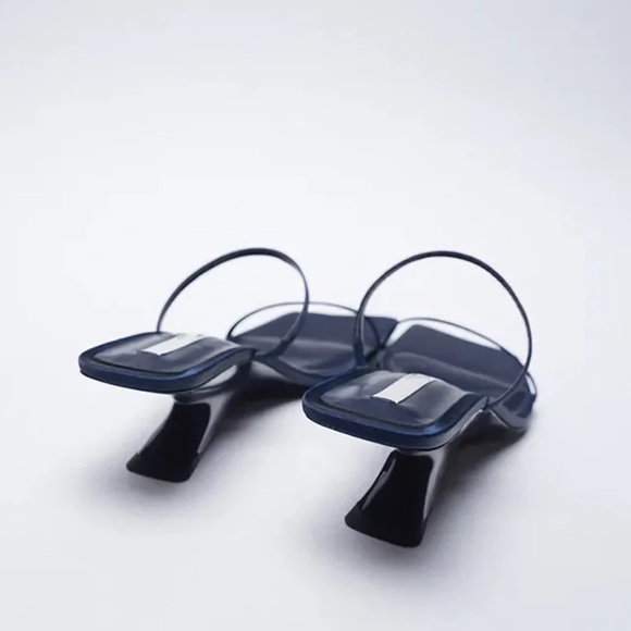 ZARA MINI WEDGE SANDALS WITH THIN STRAPS s 37 - Picture 3 of 8